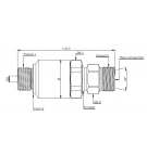 Swivel Krüger AG 1/4 "M14x1.5 - 06S